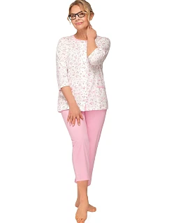Pyžamo Martel Kasia II 266 3/4 M-3XL rozepínací