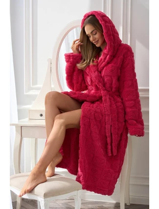 L&L 2554 Valentine dlouhý S-2XL dámský župan