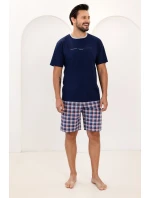 Pánské pyžamo Regina 502 v plné délce 2XL Pánské pyžamo Regina 502 v plné délce 2XL