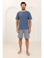 Pánské pyžamo Regina 502 v plné délce 2XL Pánské pyžamo Regina 502 v plné délce 2XL