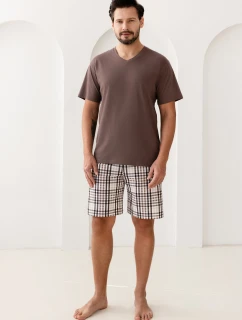 Pánské pyžamo Regina 505 v plné délce 2XL-3XL