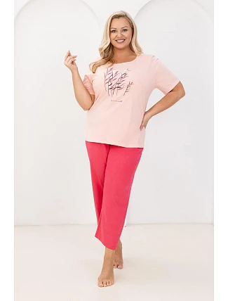 Pyžamo Regina 740 cr/r 2XL-3XL W26 dámské Pyžamo Regina 740 cr/r 2XL-3XL W26 dámské