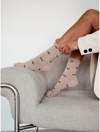 Milena ponožky 0200-209 Malé mašle 37-41 Milena ponožky 0200-209 Malé mašle 37-41