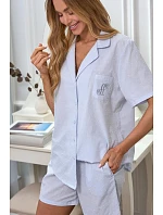 Pyžamo L&L 2613 po celé délce na zip S-XL