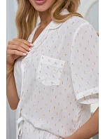 Pyžamo L&L 2613 po celé délce na zip S-XL