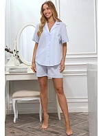 Pyžamo L&L 2613 po celé délce na zip S-XL