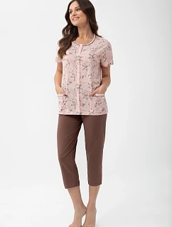 Pyžamo Luna 1304 kr/r 2XL-3XL L26 rozepínací
