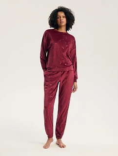 Dámské pyžamo Henderson 45442 Gilly, dlouhé rukávy, velikosti S–3XL