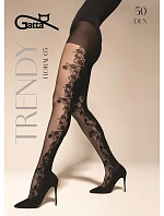 Punčocháče Gatta Trendy Floral vzor 03, 50 den, 2–4 Punčocháče Gatta Trendy Floral vzor 03, 50 den, 2–4