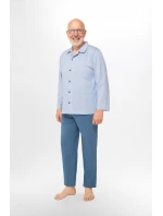 Pánské pyžamo Martel 403 Antoni III délka/r 3XL-4XL pyžamo na zip