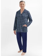 Pánské pyžamo Martel 403 Antoni III délka/r 3XL-4XL pyžamo na zip