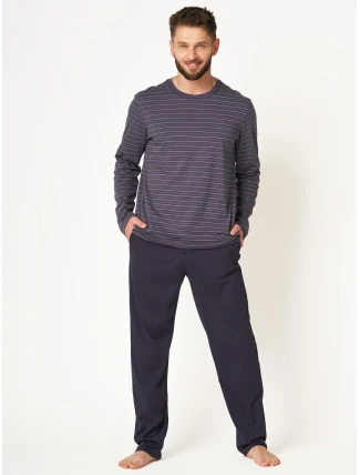 Pánské pyžamo Key MNS 304 B24 long/r M-2XL