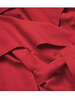 Dámský minimalistický kabát červený (747ART) Dámský minimalistický kabát červený (747ART)