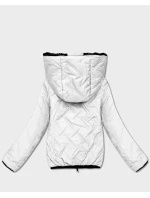 Bílo-černá oboustranná dámská bunda pro přechodné období S'West (B8546-2601)