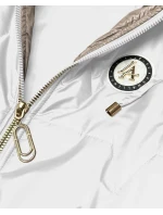 Cienki bezrękawnik z kontrastowym wykończeniem Goodlookin biały (B8583-26)