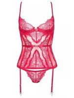 Dámský korzet Ravenna corset cherry - BEAUTY NIGHT FASHION Dámský korzet Ravenna corset cherry - BEAUTY NIGHT FASHION