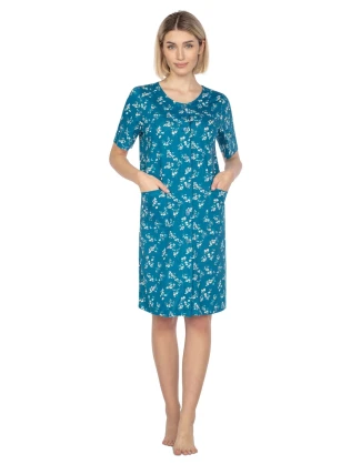 Dámská noční košilka 129 green - REGINA Dámská noční košilka 129 green - REGINA