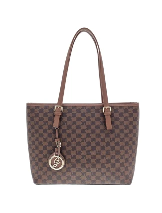 Komfortní hnědá dámská shopperka UAP1B - GALLANTRY