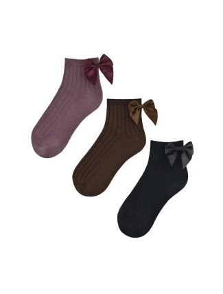 Dámské ponožky 3 pack 145 G01 - NOVITI Dámské ponožky 3 pack 145 G01 - NOVITI