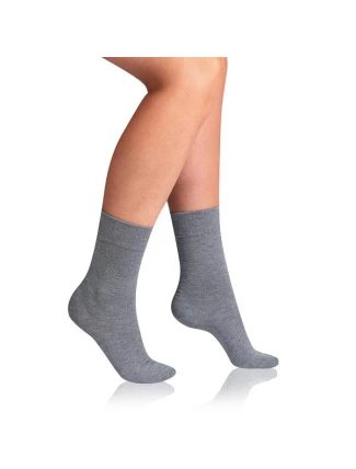 Dámské bambusové ponožky BAMBUS LADIES COMFORT SOCKS - BELLINDA - šedá