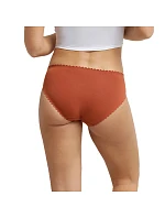 Dámské kalhotky 2 ks DIM BODY TOUCH MIDI BRIEF 2x - DIM - cihlová