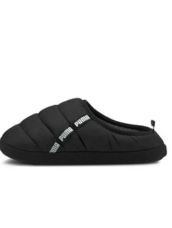 Pánské/dámské zimní pantofle PUMA SCUFF BLACK, černé, zateplené (384945-01)