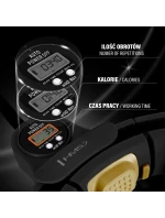 Černá/zlatá HHM13 Magnetická sada Hula Hop s počítadlem HMS + černý zeštíhlující pás BR163 Černá/zlatá HHM13 Magnetická sada Hula Hop s počítadlem HMS + černý zeštíhlující pás BR163