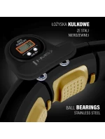 Černá/zlatá HHM13 Magnetická sada Hula Hop s počítadlem HMS + černý zeštíhlující pás BR163 Černá/zlatá HHM13 Magnetická sada Hula Hop s počítadlem HMS + černý zeštíhlující pás BR163