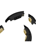 Černá/zlatá HHM13 Magnetická sada Hula Hop s počítadlem HMS + černý zeštíhlující pás BR163 Černá/zlatá HHM13 Magnetická sada Hula Hop s počítadlem HMS + černý zeštíhlující pás BR163