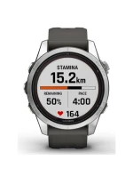 Sportovní hodinky Garmin Fenix 7S Pro Solar Silver SS Grapphite