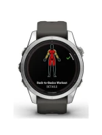 Sportovní hodinky Garmin Fenix 7S Pro Solar Silver SS Grapphite