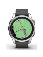Sportovní hodinky Garmin Fenix 7S Pro Solar Silver SS Grapphite