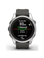 Sportovní hodinky Garmin Fenix 7S Pro Solar Silver SS Grapphite