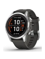 Sportovní hodinky Garmin Fenix 7S Pro Solar Silver SS Grapphite