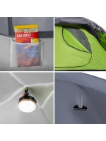 NC6006 ZELENO-ŠEDÝ KEMPINKOVÝ STAN DISCOVERY NILS CAMP NC6006 ZELENO-ŠEDÝ KEMPINKOVÝ STAN DISCOVERY NILS CAMP