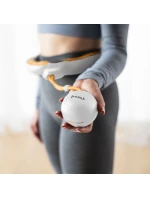 HHM21 HULA HOP BÍLÁ/ORANŽOVÁ S MAGNETY, TPE TABS A ZÁVAŽÍM + POČÍTADLO HMS HHM21 HULA HOP BÍLÁ/ORANŽOVÁ S MAGNETY, TPE TABS A ZÁVAŽÍM + POČÍTADLO HMS