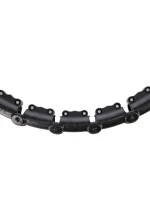 Hula Hop set HHW11 BLACK s výstupky a závažím + opasek BR163 BLACK PLUS SIZE HMS Hula Hop set HHW11 BLACK s výstupky a závažím + opasek BR163 BLACK PLUS SIZE HMS