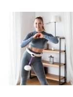 HHM17 HULA HOP BÍLÁ/FIALOVÁ S MAGNETY A ZÁVAŽÍM + POČÍTADLO HMS HHM17 HULA HOP BÍLÁ/FIALOVÁ S MAGNETY A ZÁVAŽÍM + POČÍTADLO HMS