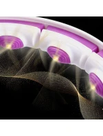 HHM17 HULA HOP BÍLÁ/FIALOVÁ S MAGNETY A ZÁVAŽÍM + POČÍTADLO HMS HHM17 HULA HOP BÍLÁ/FIALOVÁ S MAGNETY A ZÁVAŽÍM + POČÍTADLO HMS