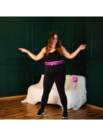 Hula hop plus size HMS HHW12 s oušky a závažími fialová Hula hop plus size HMS HHW12 s oušky a závažími fialová