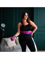 Hula hop plus size HMS HHW12 s oušky a závažími fialová Hula hop plus size HMS HHW12 s oušky a závažími fialová