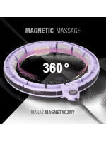 Hula Hop HMS HHM13 s magnety, závažím a počítadlem fialové barvy Hula Hop HMS HHM13 s magnety, závažím a počítadlem fialové barvy