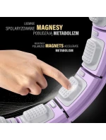 Hula Hop HMS HHM13 s magnety, závažím a počítadlem fialové barvy Hula Hop HMS HHM13 s magnety, závažím a počítadlem fialové barvy