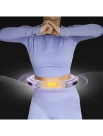 Hula Hop HMS HHM13 s magnety, závažím a počítadlem fialové barvy Hula Hop HMS HHM13 s magnety, závažím a počítadlem fialové barvy