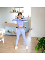 Hula Hop HMS HHM13 s magnety, závažím a počítadlem fialové barvy Hula Hop HMS HHM13 s magnety, závažím a počítadlem fialové barvy