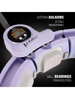 Hula Hop HMS HHM13 s magnety, závažím a počítadlem fialové barvy Hula Hop HMS HHM13 s magnety, závažím a počítadlem fialové barvy