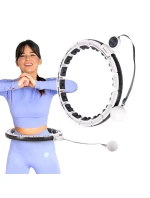 Hula Hop HMS HHM16 s magnetem a závažím bílá + počítadlo Hula Hop HMS HHM16 s magnetem a závažím bílá + počítadlo