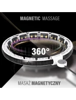 Hula Hop HMS HHM16 s magnetem a závažím bílá + počítadlo Hula Hop HMS HHM16 s magnetem a závažím bílá + počítadlo