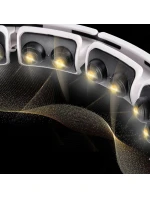 Hula Hop HMS HHM16 s magnetem a závažím bílá + počítadlo Hula Hop HMS HHM16 s magnetem a závažím bílá + počítadlo