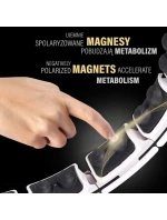 Hula Hop HMS HHM16 s magnetem a závažím bílá + počítadlo Hula Hop HMS HHM16 s magnetem a závažím bílá + počítadlo